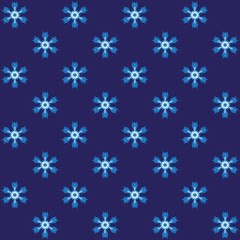 Blue spiny snowflake wrapping