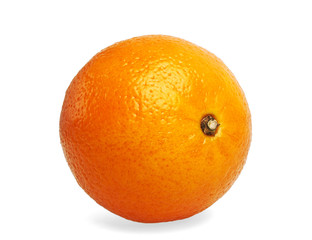 Orange on a white background