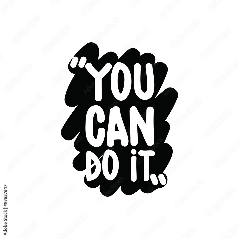 Wall mural you can do it