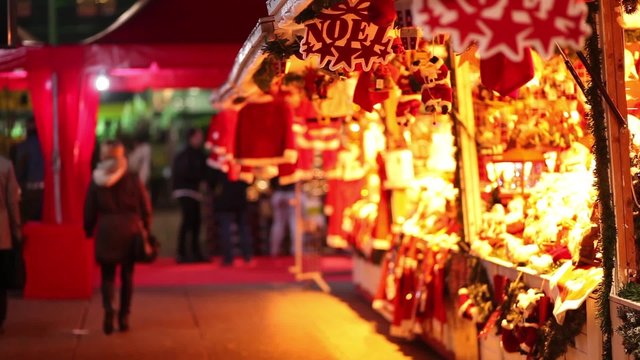 christmas market in France