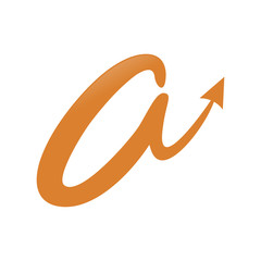 Abstract Initial AW Arrow Up