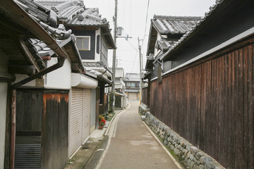 An alley of Asukamura in Nara