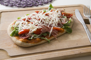 selbstgemachte Pizza