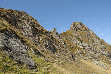 Carpathians mountains in autumn season