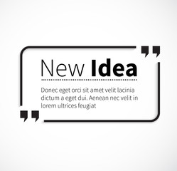 Phrase New Idea in Isolation Quotes
