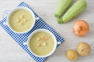 Zucchini soup