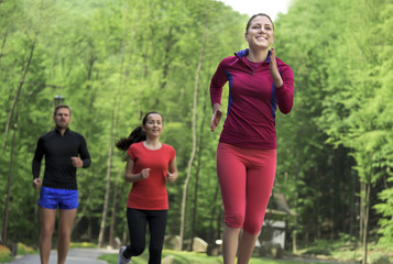 Fototapeta premium Young Runners Outdoors