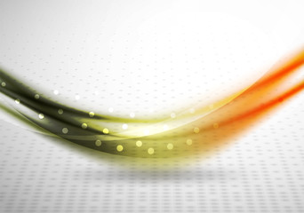 Obraz premium Colorful wave line, abstract background with light and shadow effects