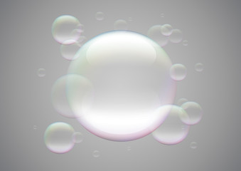 Transparent bubbles