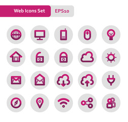 Web icons set