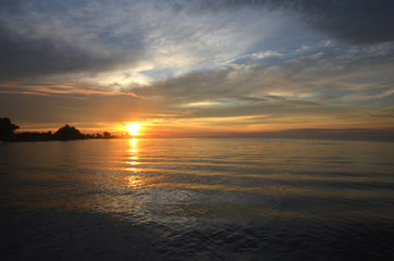 Tanjung Sepat beach in the morning light