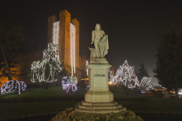 Castelfranco Veneto provincia di Treviso a Natale da visitare per turismo Christmas
