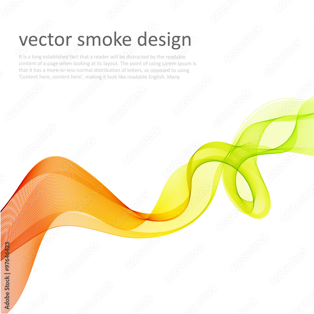 Poster abstract vector colorful background