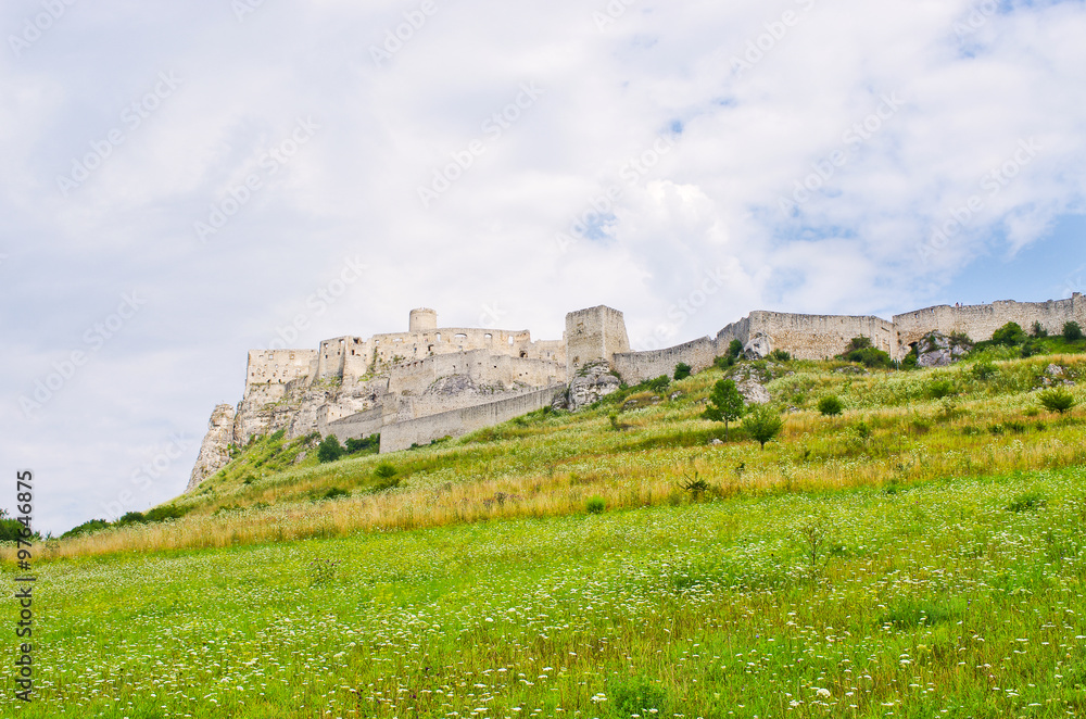 Sticker spis castle, slovakia