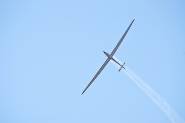 Glider on the sky