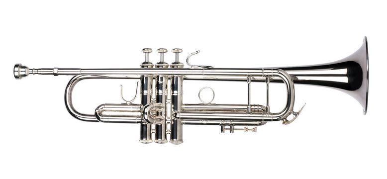 Trumpet Isolated on a white background