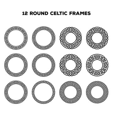 Round Celtic Frames