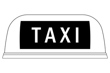Taxi sign. 
