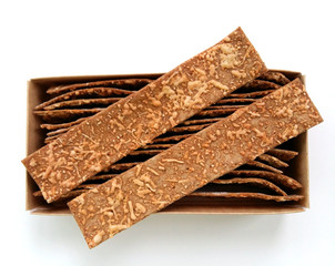 Rye crispbread with chees