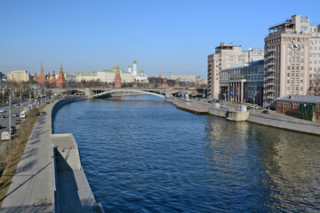 Obraz premium View of the Moscow Kremlin
