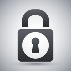 Vector padlock icon