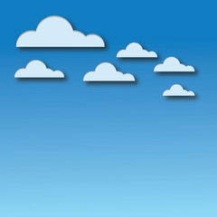 cloud clouds vector background sky illustration blue nature