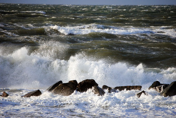 Sturm an der Ostsee