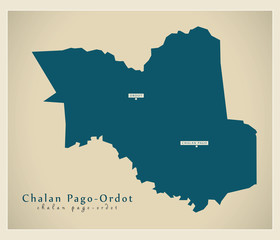 Modern Map - Chalan Pago-Ordot GU