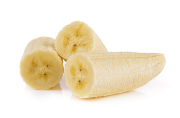 banana on white background