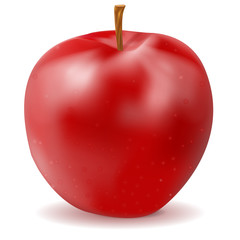 Red apple. 