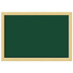 Green chalkboard. 