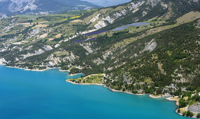 Lake of Serre-Poncon (French Alps)