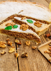 Traditional apple pie