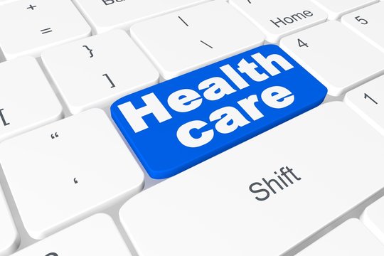 Button "Health care" on keyboard