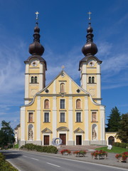 Naklejka premium Wallfahrtskirche und Basilika Maria Loreto in St. Andrä / Kärnten / Österreich