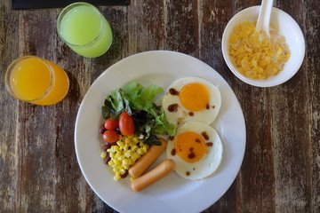 american breakfast