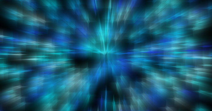 Abstract blue motion blury background