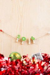 Christmas concept, abstract background for happy new year. 2016