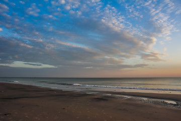 Sky background on sunrise. Nature composition.