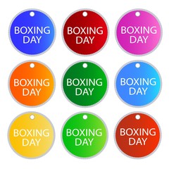 Boxing Day Round Banners for Special Price Products