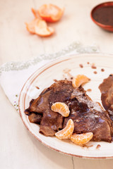 Chocolate pancakes