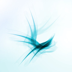 Abstract blue, wave background