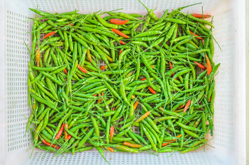 Green chillies