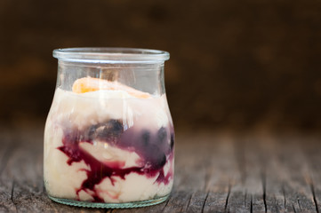 Yogurt with fruits