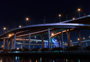 Bhumibol bridge in Thailand