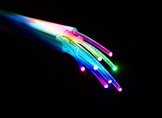 multicolor fiber optics