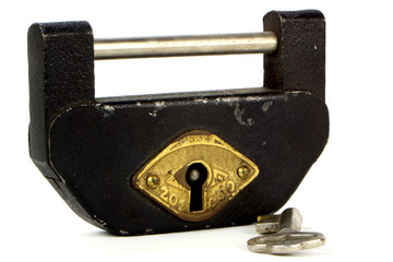 Japanese Chinese Korean Aki Tosa Tansu Chest Kagu Lock & Skeleton Key
