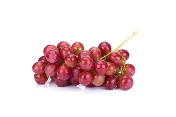 grapes isolated on over white background