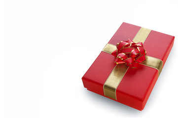 Christmas gift background with space