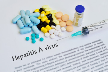Drugs for hepatitis A virus (HAV) treatment
